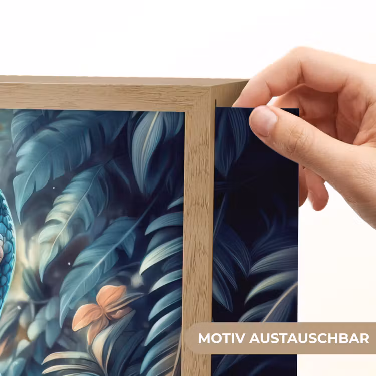Dino - Jungle - Blauw Light Box met batterij (Wandlamp kind) middel -USP_websiteprintDE