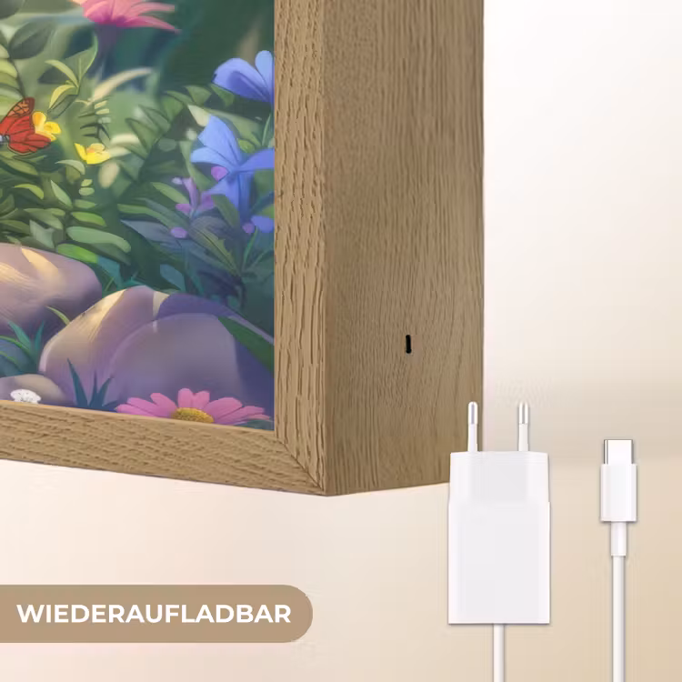 Dino - Paars - Baby - Dinosaurus Light Box met batterij (Wandlamp kind) middel -USP_websiteoplaadbaarDE