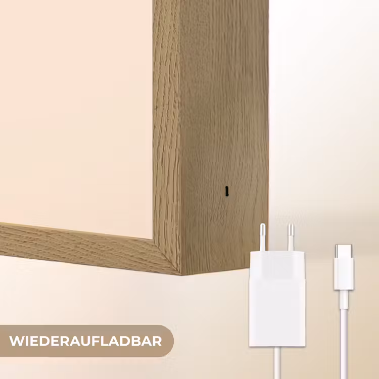Dino - T-Rex - Oranje Light Box met batterij (Wandlamp kind) middel -USP_websiteoplaadbaarDE