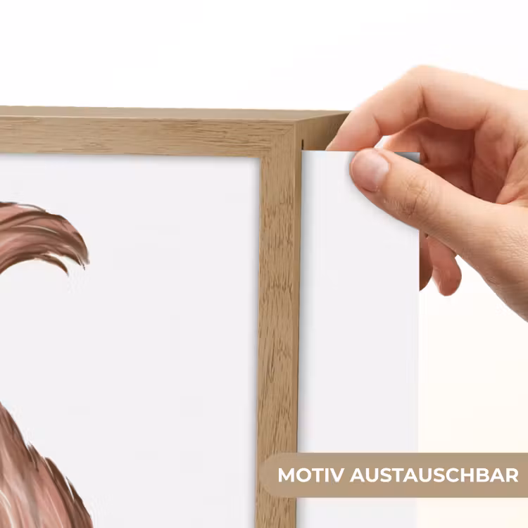 Eekhoorn - Dier - Bosdieren - Bruin Light Box met batterij (Wandlamp kind) middel -USP_websiteprintDE