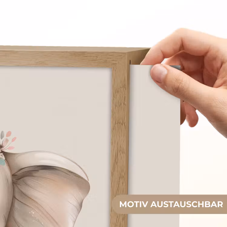 Olifant - Bohemian - Dieren - Boho Light Box met batterij (Wandlamp kind) middel -USP_websiteprintDE