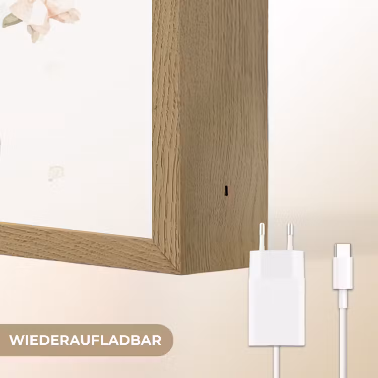 Olifant - Dier - Kinderen Light Box met batterij (Wandlamp kind) middel -USP_websiteoplaadbaarDE