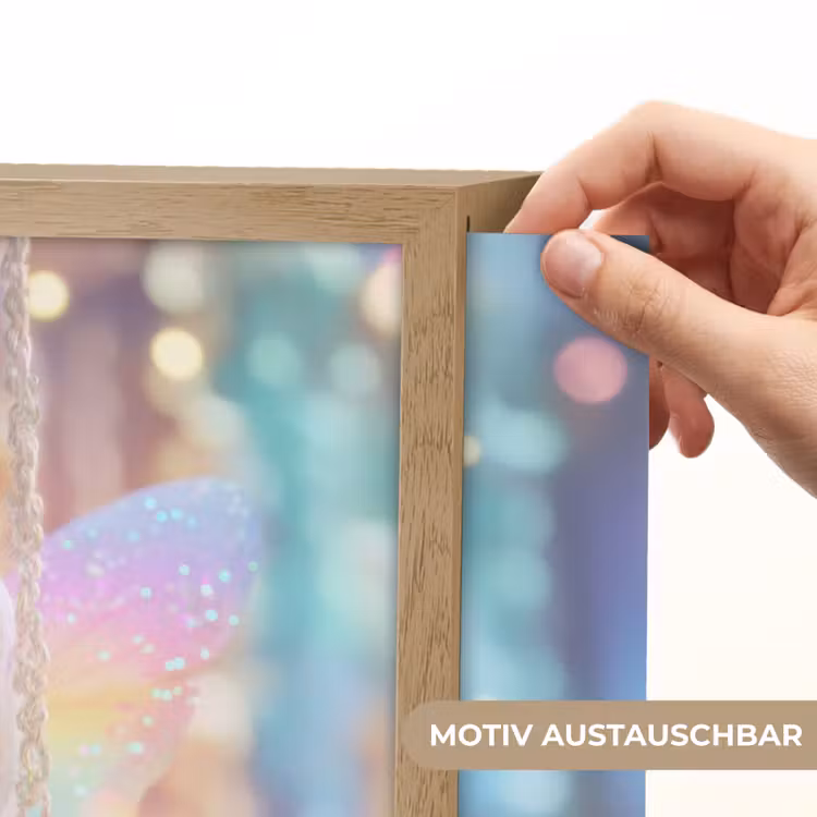 Fee - Schommel - Paars - Glinsters Light Box met batterij (Wandlamp kind) middel -USP_websiteprintDE