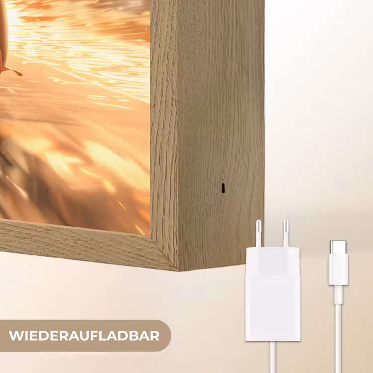 Formule 1 - Auto - Race - Goud - Jongens Light Box met batterij (Wandlamp kind) middel -USP_websiteoplaadbaarDE