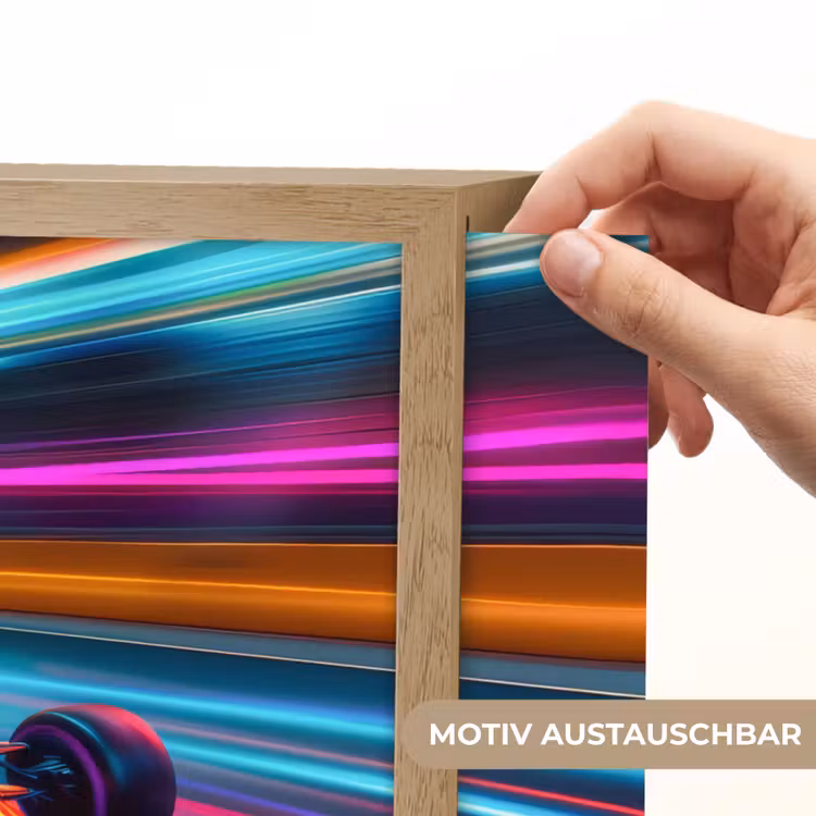 Formule 1 - Auto - Race - Jongens - Kleurrijk Light Box met batterij (Wandlamp kind) middel -USP_websiteprintDE