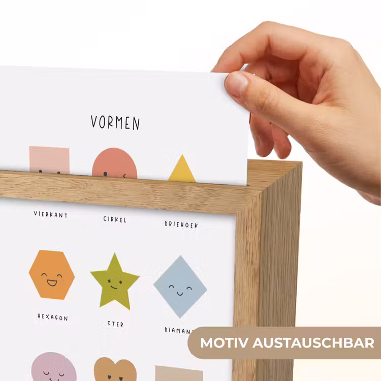 Vormen - Leren voor kinderen - Educatief - Kleuren Light Box met kabel (Wandlamp kind) klein -USP_websiteprintDE