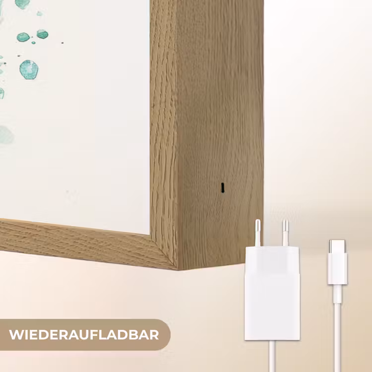 Kikker - Groen - Water - Dieren Light Box met batterij (Wandlamp kind) middel -USP_websiteoplaadbaarDE