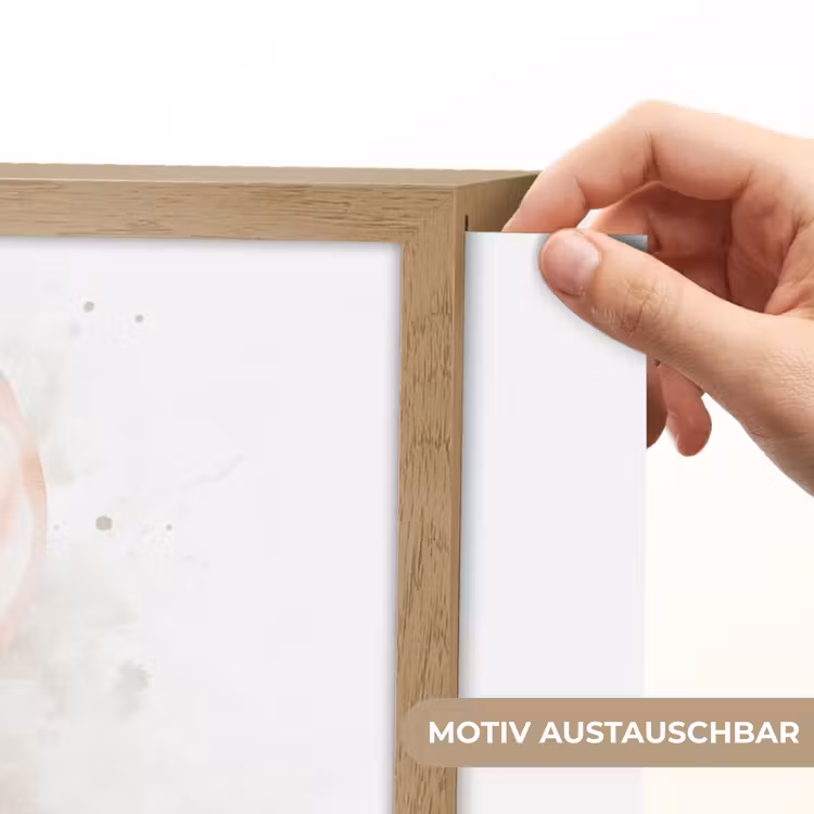 Vos - Pastel kleuren - Dier Light Box met batterij (Wandlamp kind) middel -USP_websiteprintDE