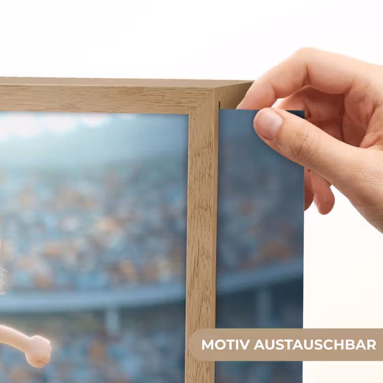 Voetbal - Jongen - Stadion Light Box met batterij (Wandlamp kind) middel -USP_websiteprintDE