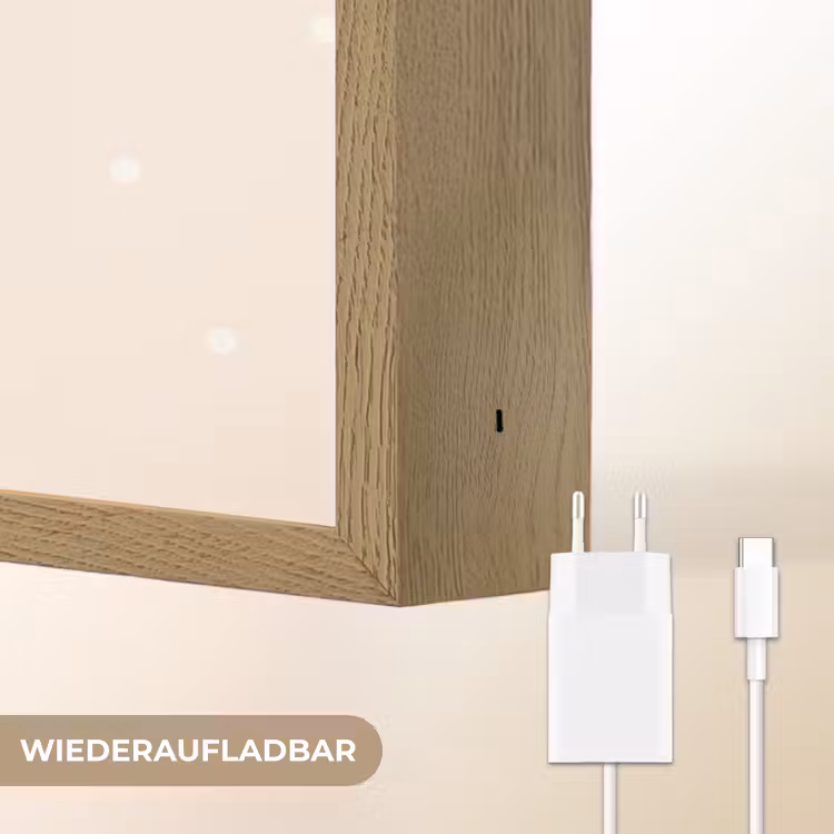 Voetbal - Rond - Pastel - Stippen Light Box met batterij (Wandlamp kind) middel -USP_websiteoplaadbaarDE