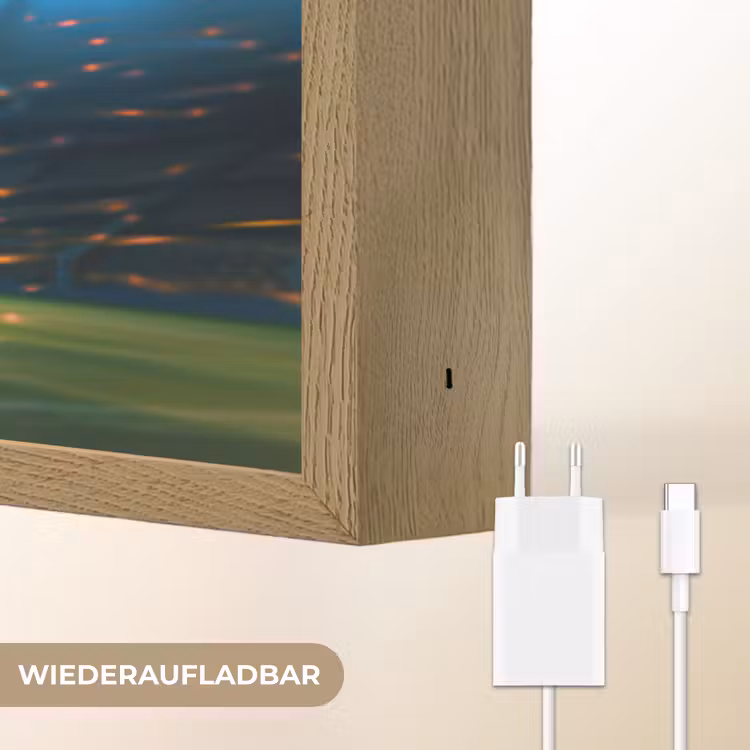 Voetbal - Goal - Sport - Jongens Light Box met batterij (Wandlamp kind) middel -USP_websiteoplaadbaarDE