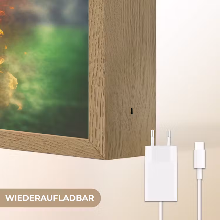 Voetbal - Goal - Doelnet - Vuur Light Box met batterij (Wandlamp kind) middel -USP_websiteoplaadbaarDE