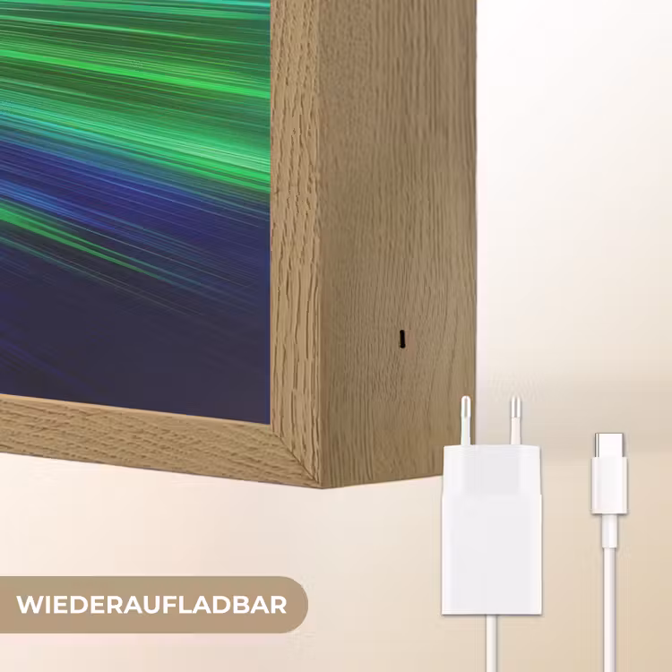 Snelheid - Licht - Sportwagen - Groen Light Box met batterij (Wandlamp kind) middel -USP_websiteoplaadbaarDE