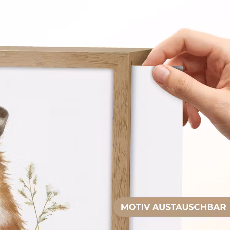 Hamster - Bloemen Light Box met batterij (Wandlamp kind) middel -USP_websiteprintDE