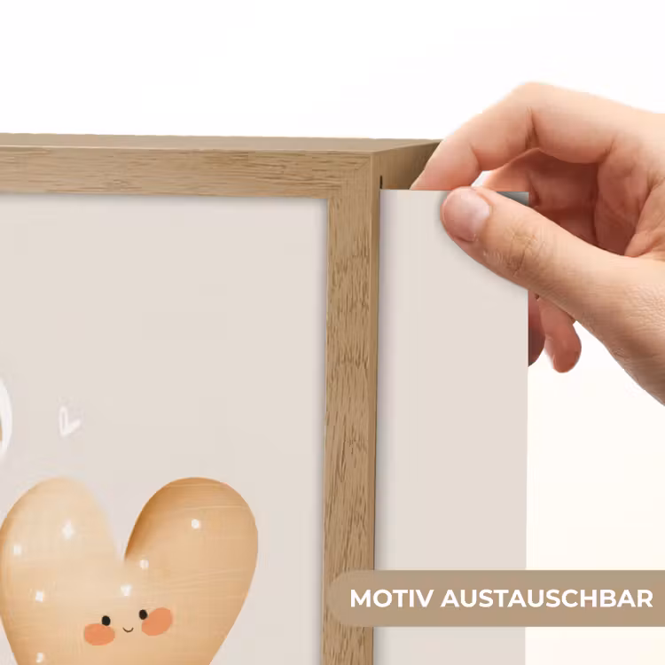 Hartjes - Kleurrijk - Pastel Light Box met batterij (Wandlamp kind) middel -USP_websiteprintDE