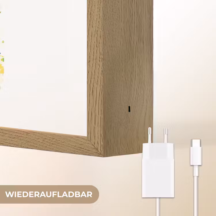 Hond - Verf - Dieren - Kleurrijk - Duitse Herder Light Box met batterij (Wandlamp kind) middel -USP_websiteoplaadbaarDE