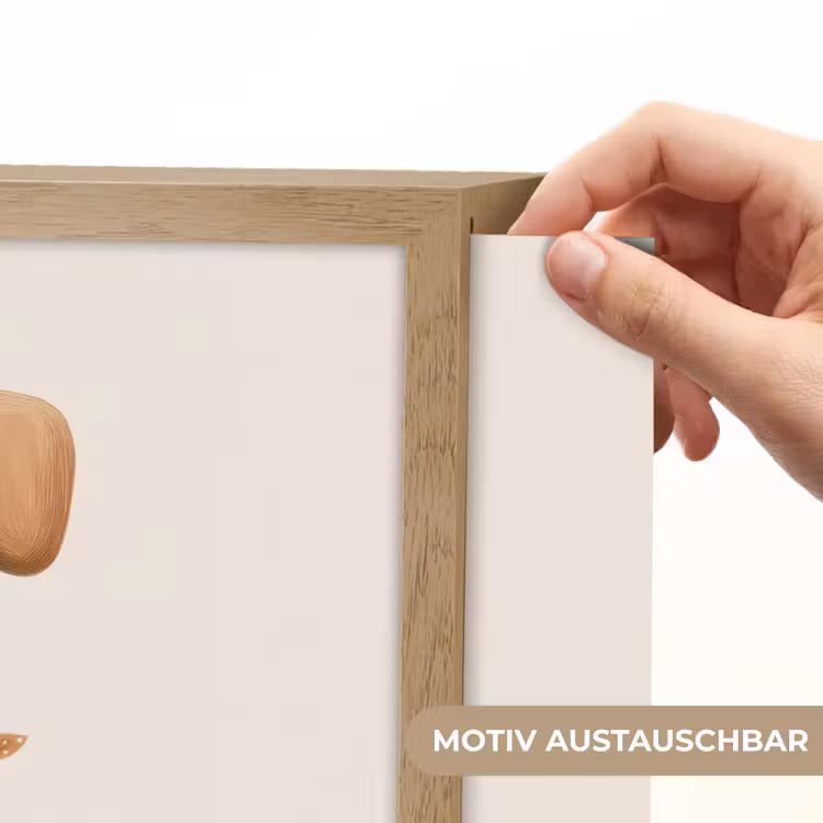Hond - Pup - Beige Light Box met batterij (Wandlamp kind) middel -USP_websiteprintDE