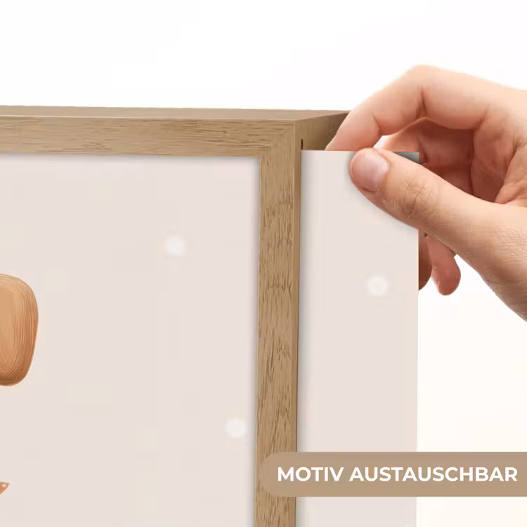 Hond - Pup - Beige - Stippen Light Box met batterij (Wandlamp kind) middel -USP_websiteprintDE