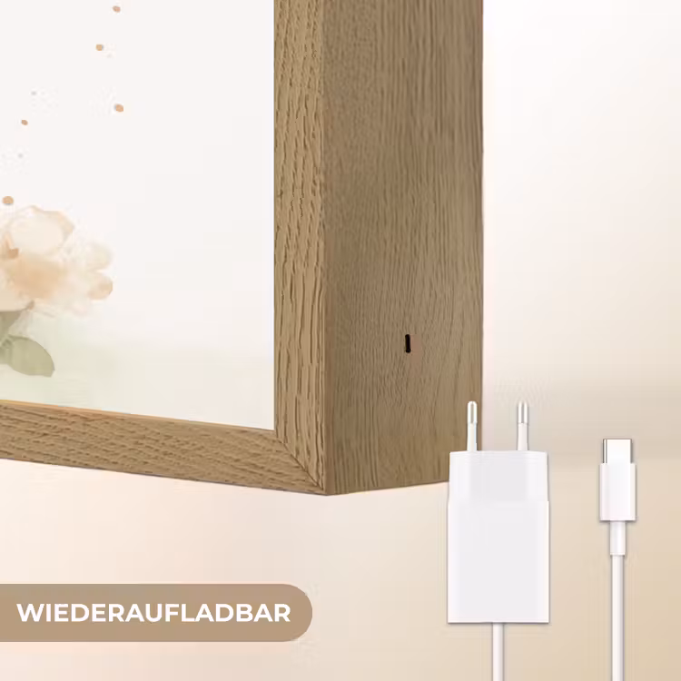Poes - Baby - Dier - Kinderen Light Box met batterij (Wandlamp kind) middel -USP_websiteoplaadbaarDE