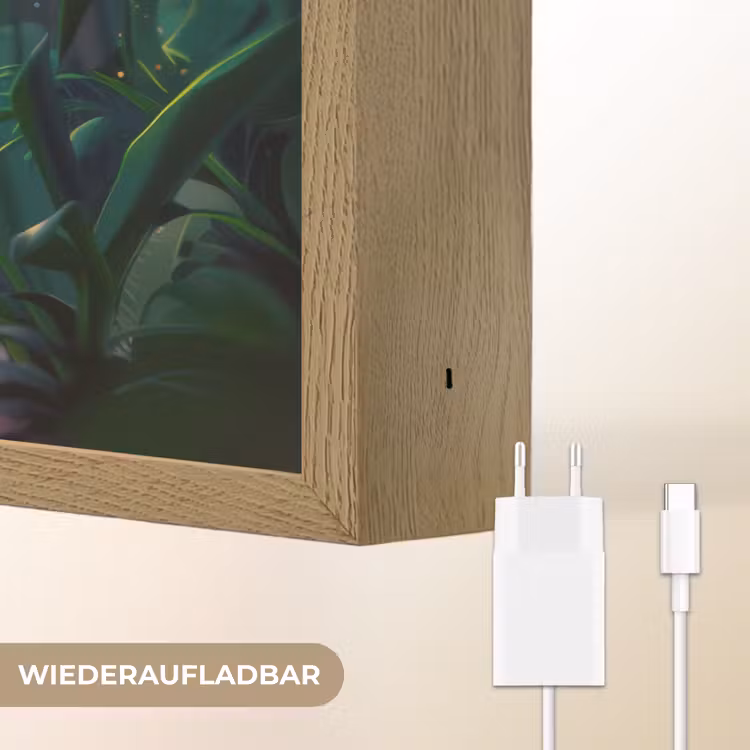 Kat - Huisdier - Natuur Light Box met batterij (Wandlamp kind) middel -USP_websiteoplaadbaarDE