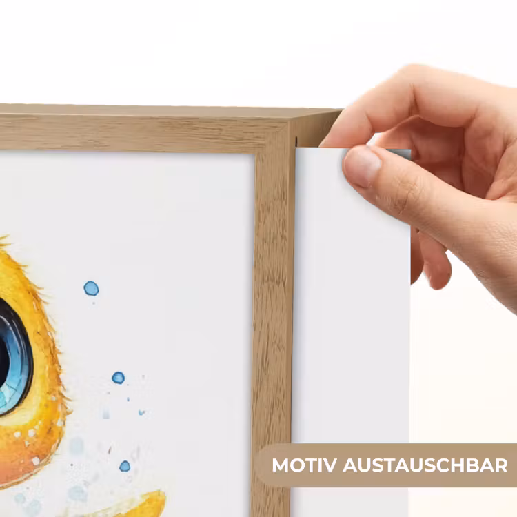Eendje - Badeend - Geel Light Box met batterij (Wandlamp kind) middel -USP_websiteprintDE
