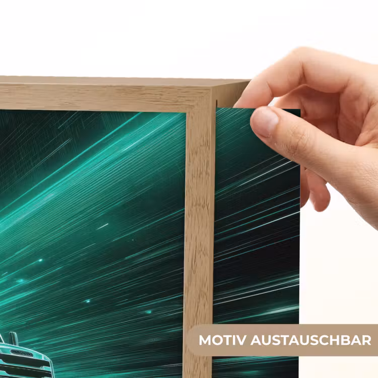 Vrachtwagen - Snelheid - Groen - Neon Light Box met batterij (Wandlamp kind) middel -USP_websiteprintDE