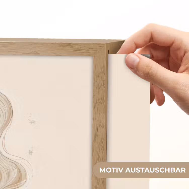 Meisje - Voetbal - Beige Light Box met batterij (Wandlamp kind) middel -USP_websiteprintDE