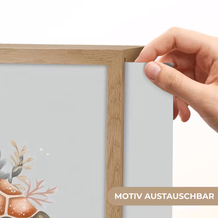 Zeeschildpad - Onderwaterwereld - Pastel Light Box met batterij (Wandlamp kind) middel -USP_websiteprintDE