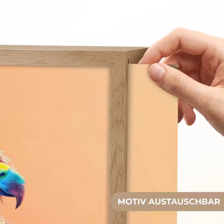 Arend - Vogel - Kleurrijk - Dier Light Box met batterij (Wandlamp kind) middel -USP_websiteprintDE