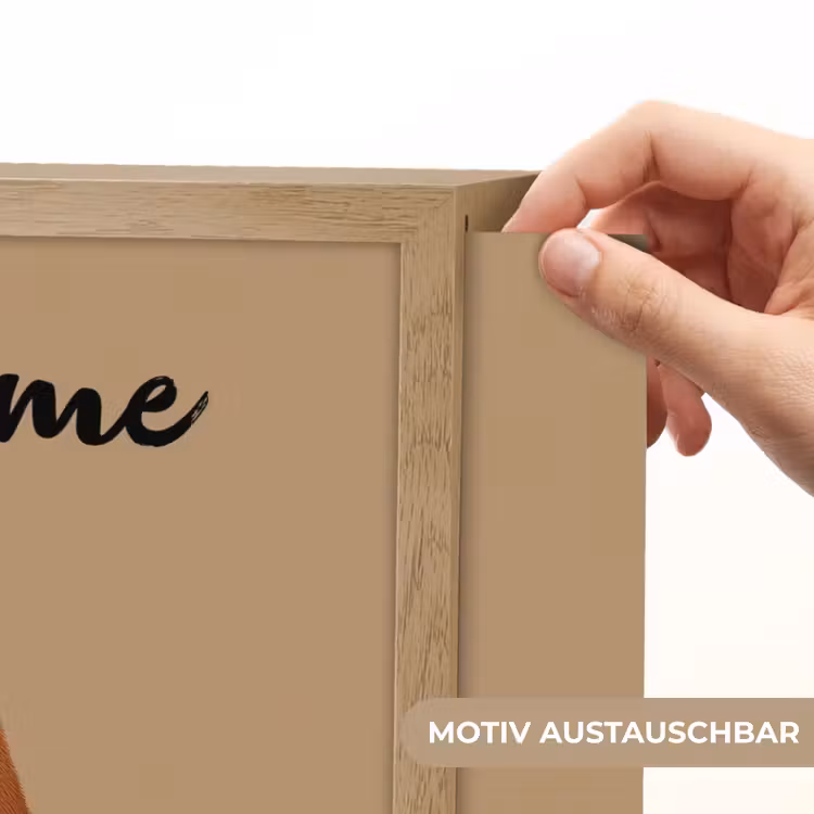 Beer - Minimalistisch - Bruin Light Box met batterij (Wandlamp kind) middel -USP_websiteprintDE