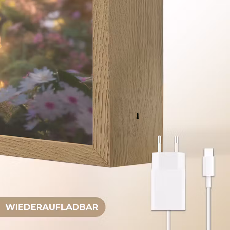 Beer - Vlinders - Bos - Fairy Light Box met batterij (Wandlamp kind) middel -USP_websiteoplaadbaarDE