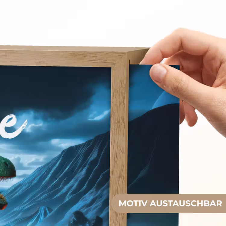 Dino - Lava - Groen - Jongens Light Box met batterij (Wandlamp kind) middel -USP_websiteprintDE