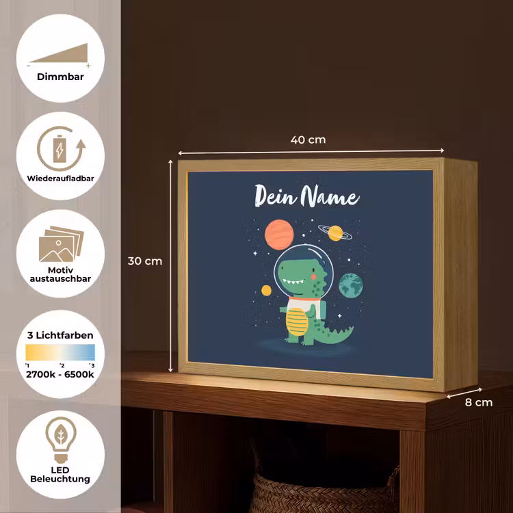 Dino - Ruimtepak - Planeten Light Box met batterij (Wandlamp kind) middel -USP_websiteoverzichtDE