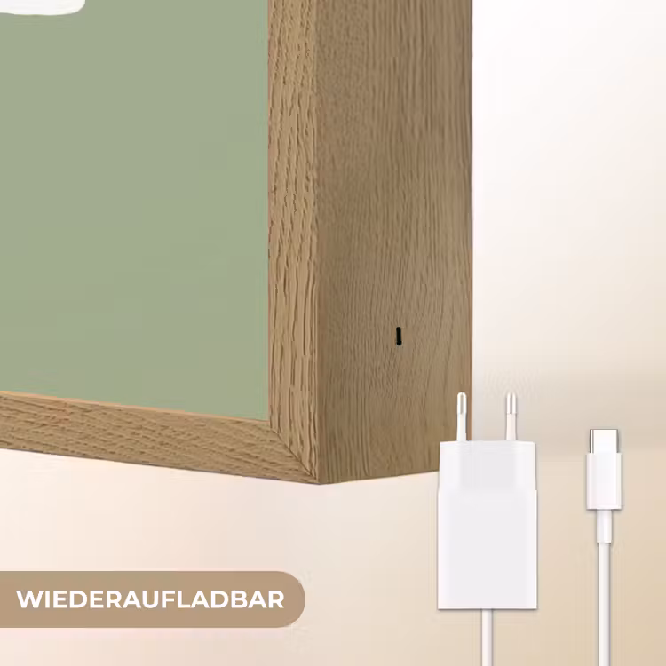 Dino - T-rex - Dinosaurus - Groen - Tyrannosaurus rex Light Box met batterij (Wandlamp kind) middel -USP_websiteoplaadbaarDE