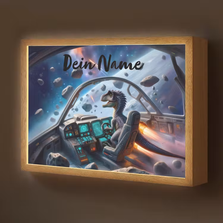 Dino - Ruimte - Jongens Light Box met batterij (Wandlamp kind) middel -z3d_website