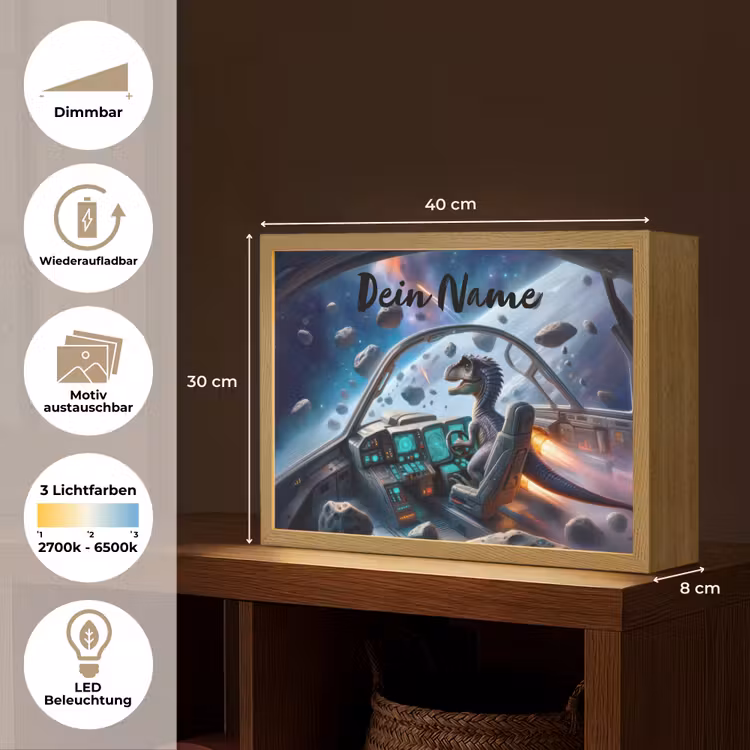 Dino - Ruimte - Jongens Light Box met batterij (Wandlamp kind) middel -USP_websiteoverzichtDE