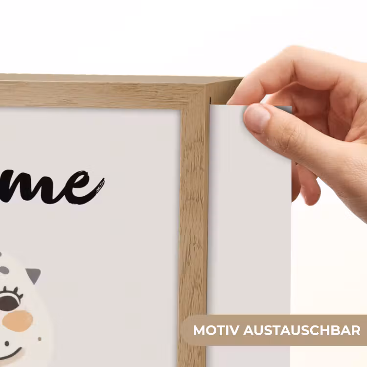 Dinosaurus - Pastel kleuren Light Box met batterij (Wandlamp kind) middel -USP_websiteprintDE