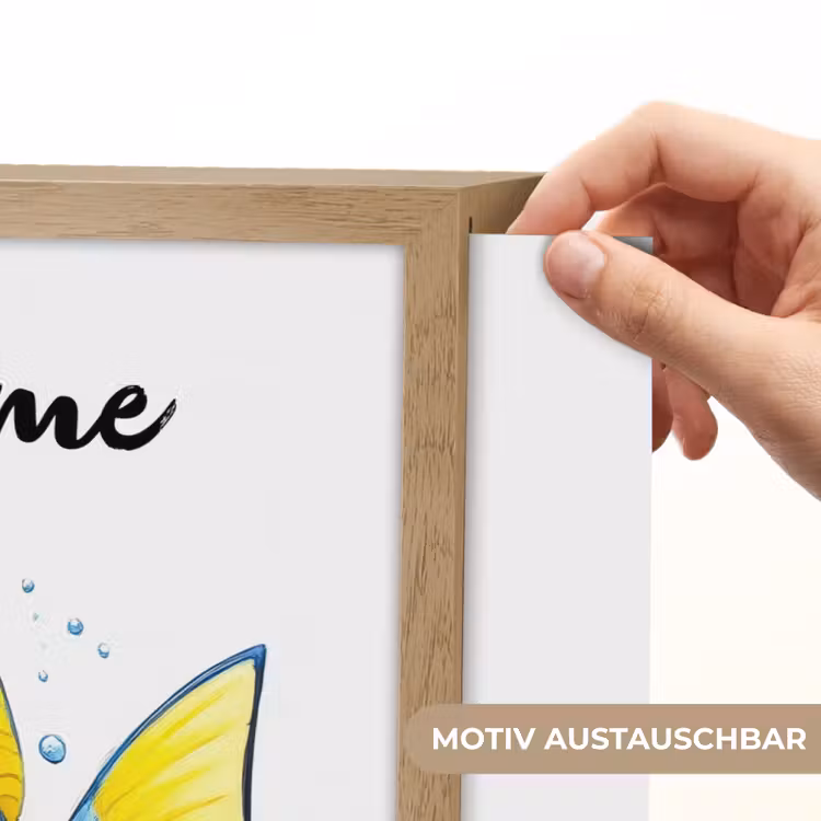 Doktersvis - Blauw - Vis - Spetters Light Box met batterij (Wandlamp kind) middel -USP_websiteprintDE