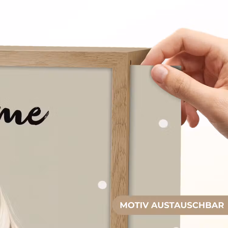 Eenhoorn - Manen - Stippen - Golven Light Box met batterij (Wandlamp kind) middel -USP_websiteprintDE