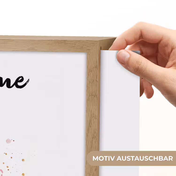 Eenhoorn - Roze - Magie Light Box met batterij (Wandlamp kind) middel -USP_websiteprintDE