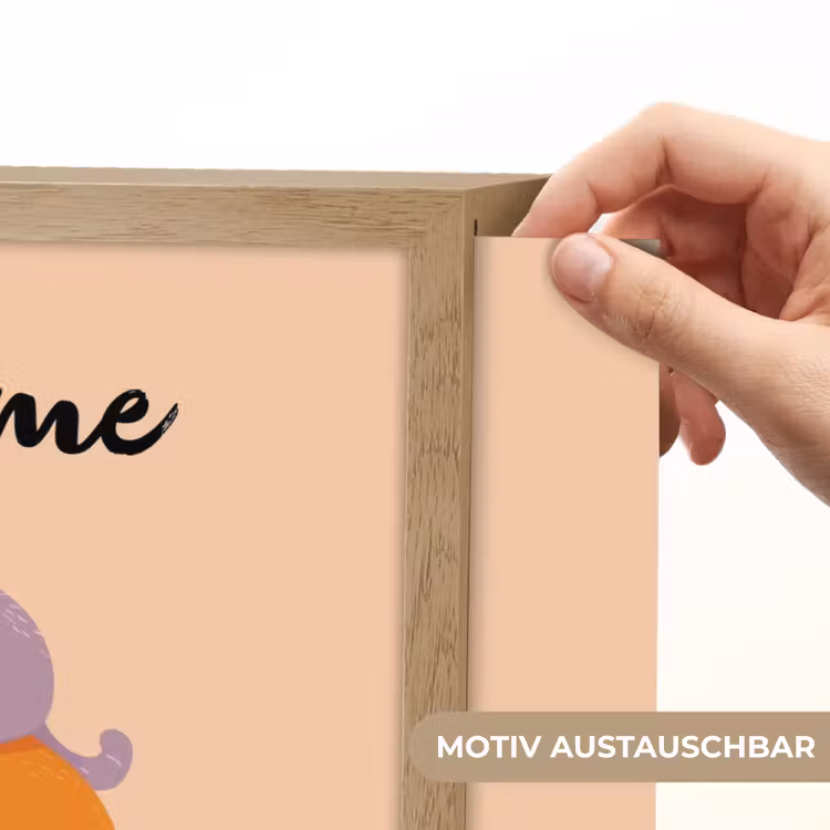 Luiaard - Vos - Kat - Slaperig Light Box met batterij (Wandlamp kind) middel -USP_websiteprintDE