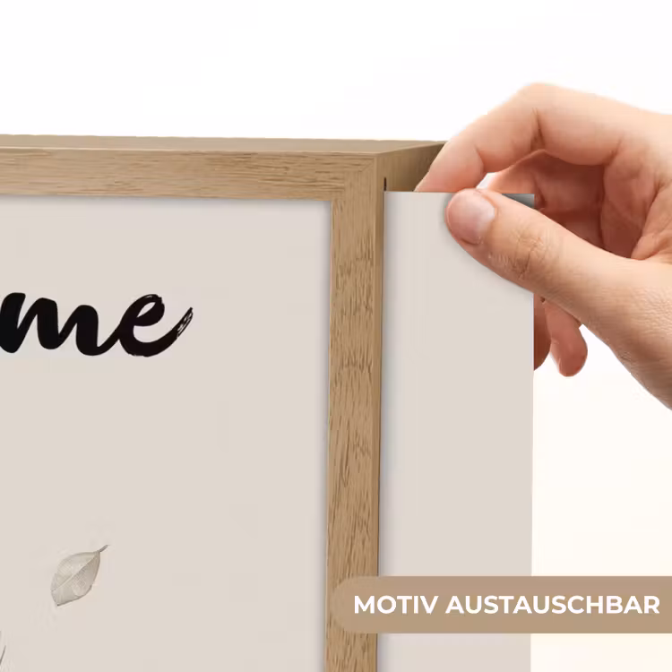 Veer - Bohemian - Boho - Pastel kleuren Light Box met batterij (Wandlamp kind) middel -USP_websiteprintDE