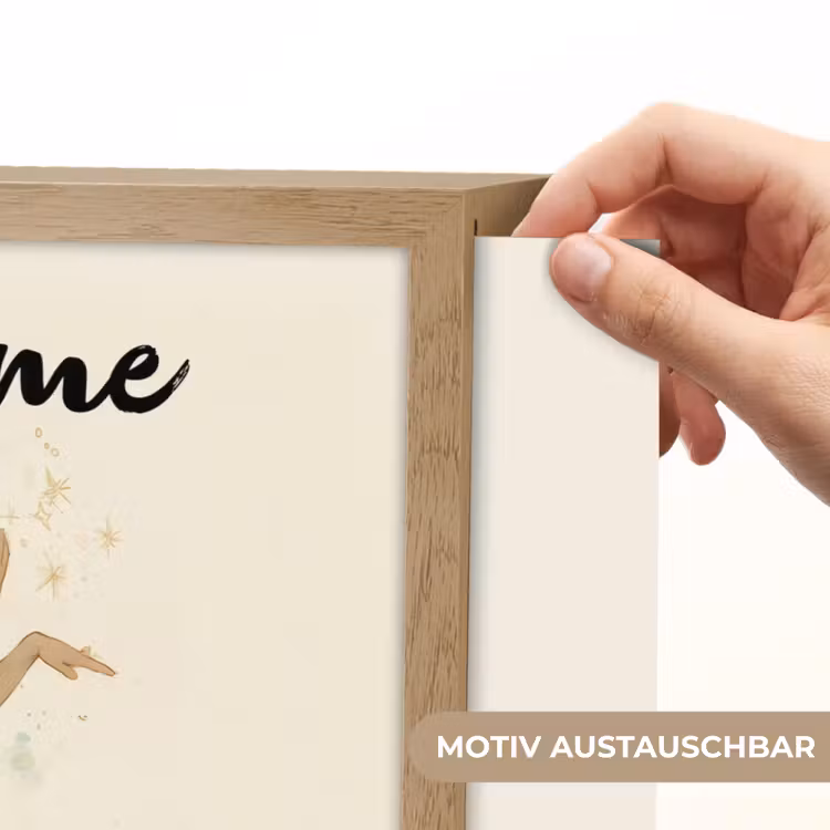 Fee - Groen - Magie Light Box met batterij (Wandlamp kind) middel -USP_websiteprintDE