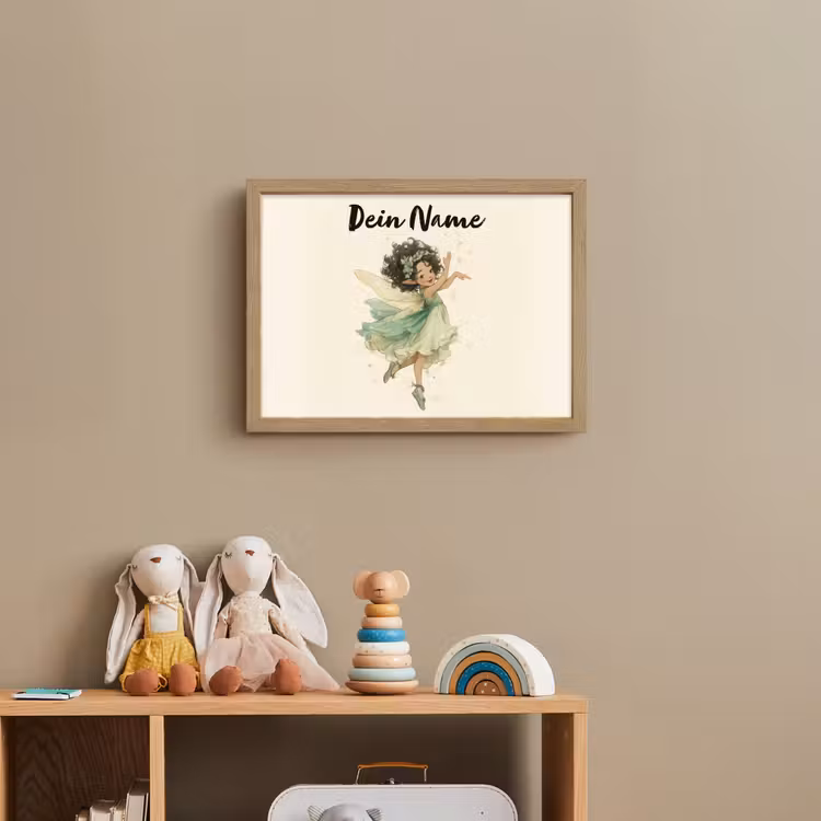 Fee - Groen - Magie Light Box met batterij (Wandlamp kind) middel -sfeer2_kind