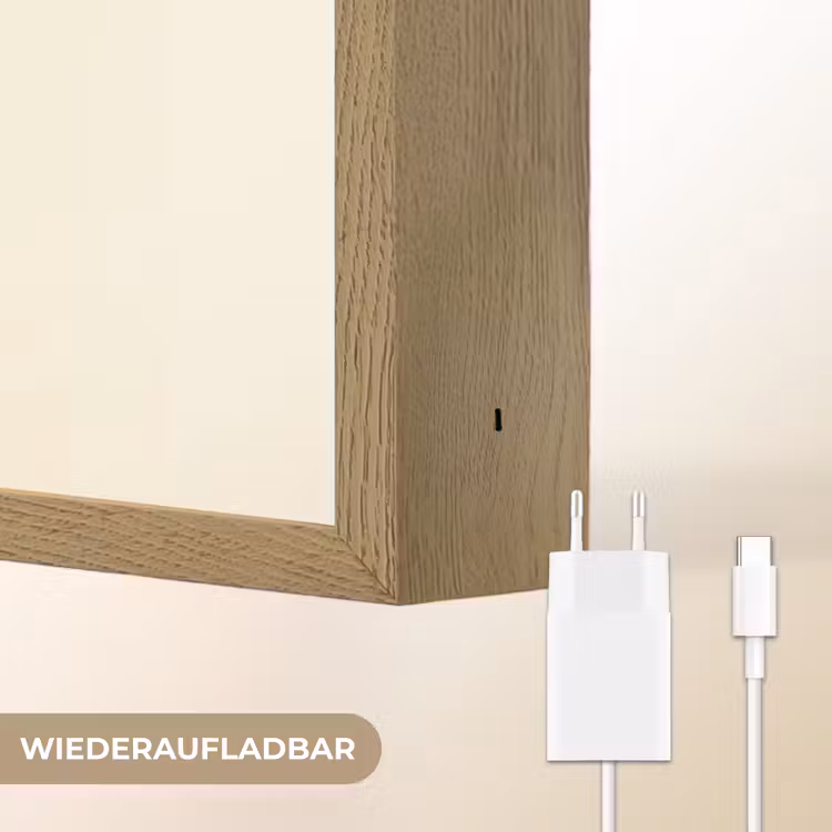 Fee - Groen - Magie Light Box met batterij (Wandlamp kind) middel -USP_websiteoplaadbaarDE