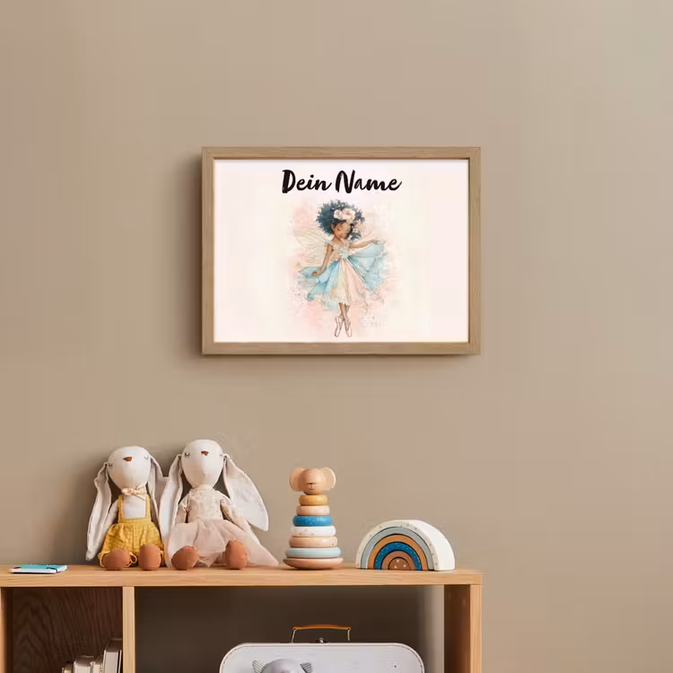 Fee - Pastel - Magie Light Box met batterij (Wandlamp kind) middel -sfeer2_kind