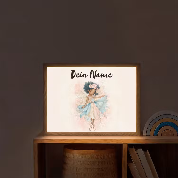 Fee - Pastel - Magie Light Box met batterij (Wandlamp kind) middel -sfeer1_kind