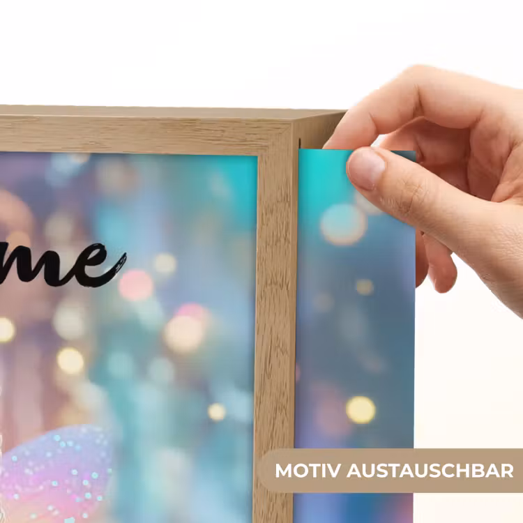 Fee - Schommel - Paars - Glinsters Light Box met batterij (Wandlamp kind) middel -USP_websiteprintDE