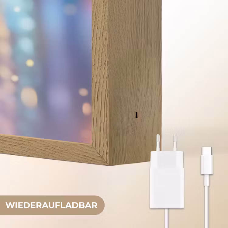 Fee - Schommel - Paars - Glinsters Light Box met batterij (Wandlamp kind) middel -USP_websiteoplaadbaarDE