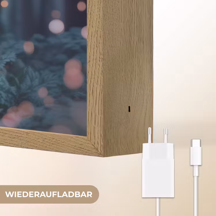 Fairy - Bos - Glitters Light Box met batterij (Wandlamp kind) middel -USP_websiteoplaadbaarDE